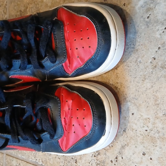 Nike Red and Black High-Top Sneakers - Picture 6 of 6